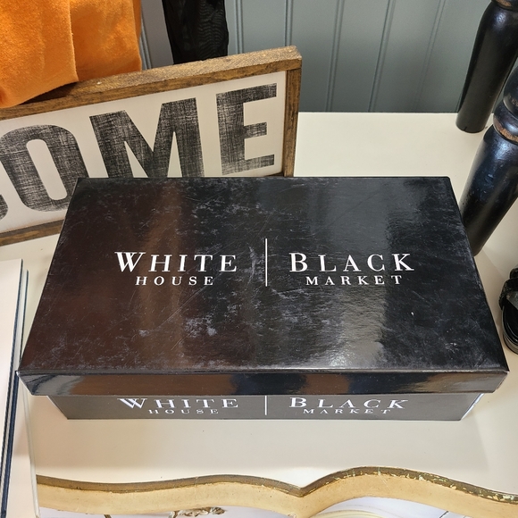 WHBM Vera Platform Slingback Heels Size 8.5 - Picture 11 of 11